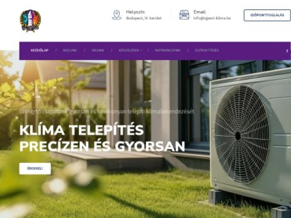 ujpest-klima.hu